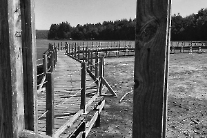 CLERC Monique - Lac des Settons à sec