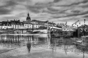 Saône en crue LAMBOEUF Bernard