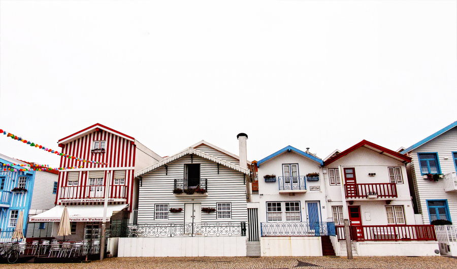 Maisons rayées de Costa Nova 1
