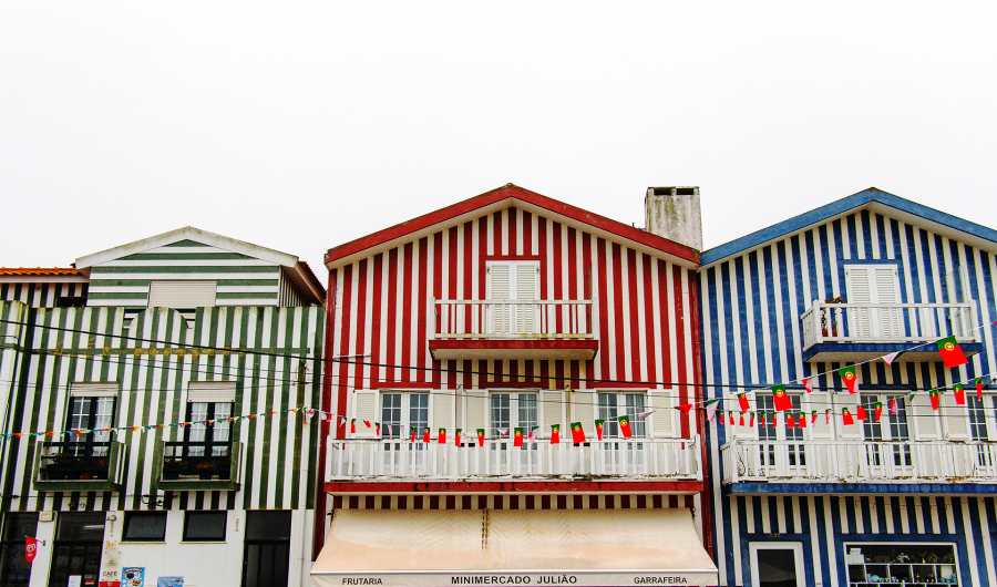 Maisons rayées de Costa Nova 3