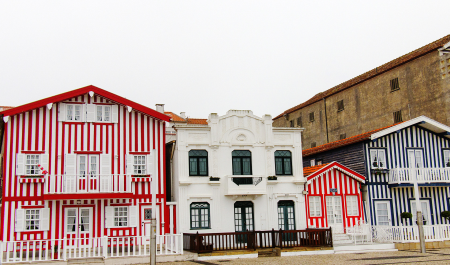 Maisons rayées de Costa Nova 4