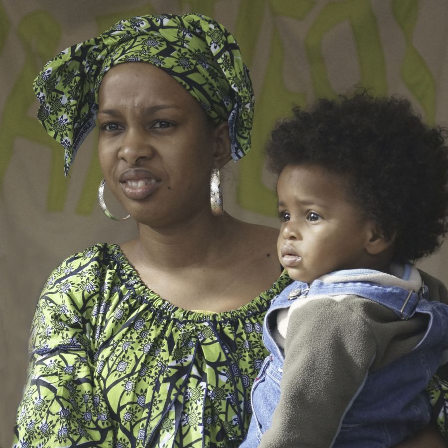 la mère et l'enfant