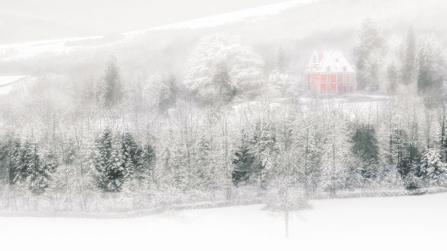Château en hiver
