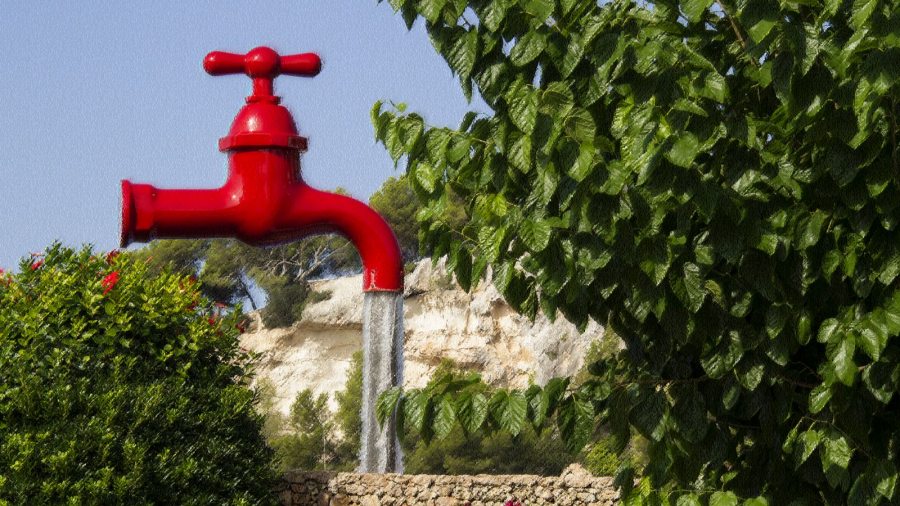 Fontaine magique