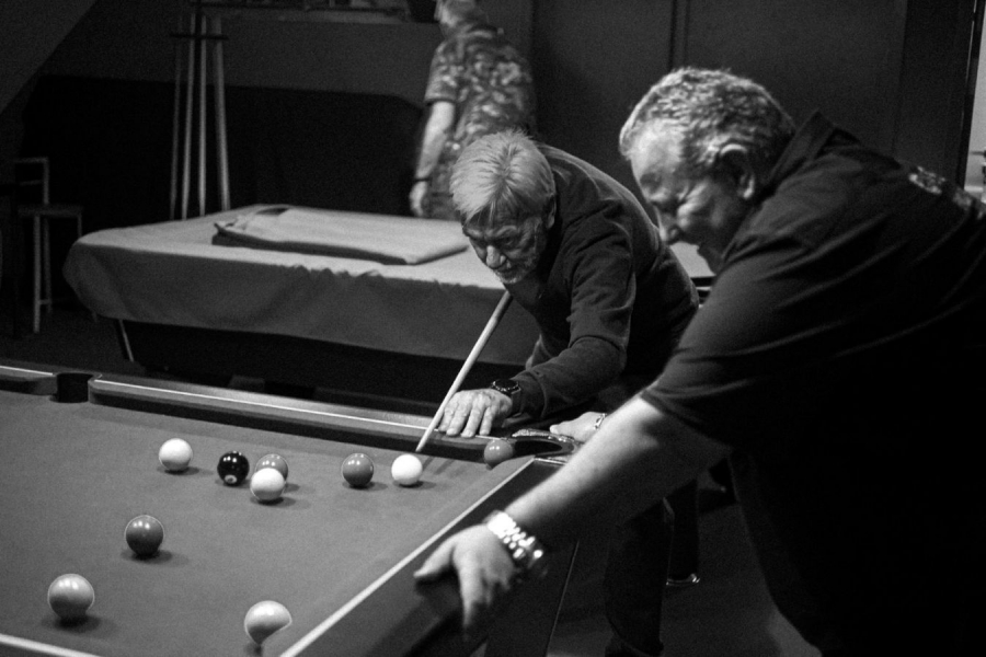 ALBESSARD Dominiqe - Soirée billard