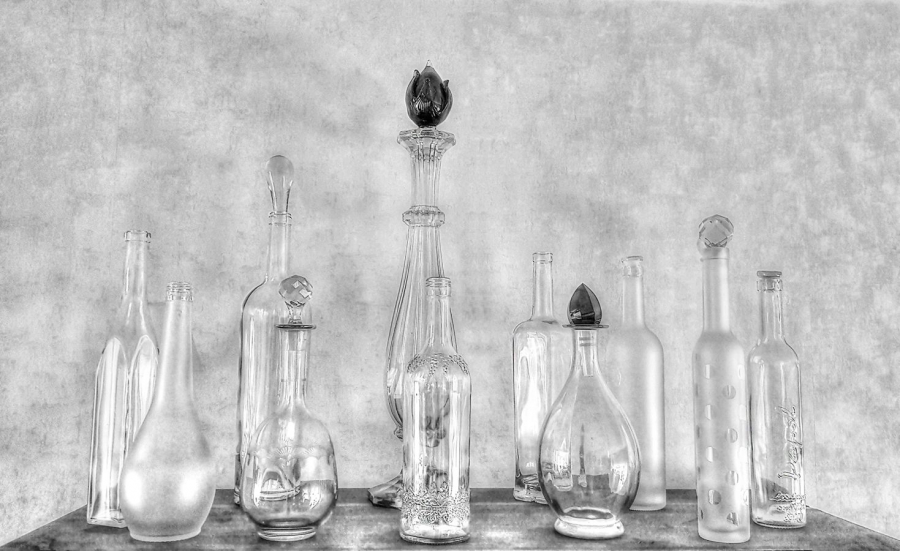 DUMONT Yves - Verrerie alignée